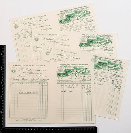 Faux Vintage Invoice Pack - 9035