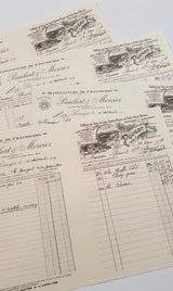 Faux Vintage Invoice Pack - 9036