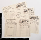 Faux Vintage Invoice Pack - 9036