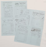 Faux Vintage Invoice Pack - 9037