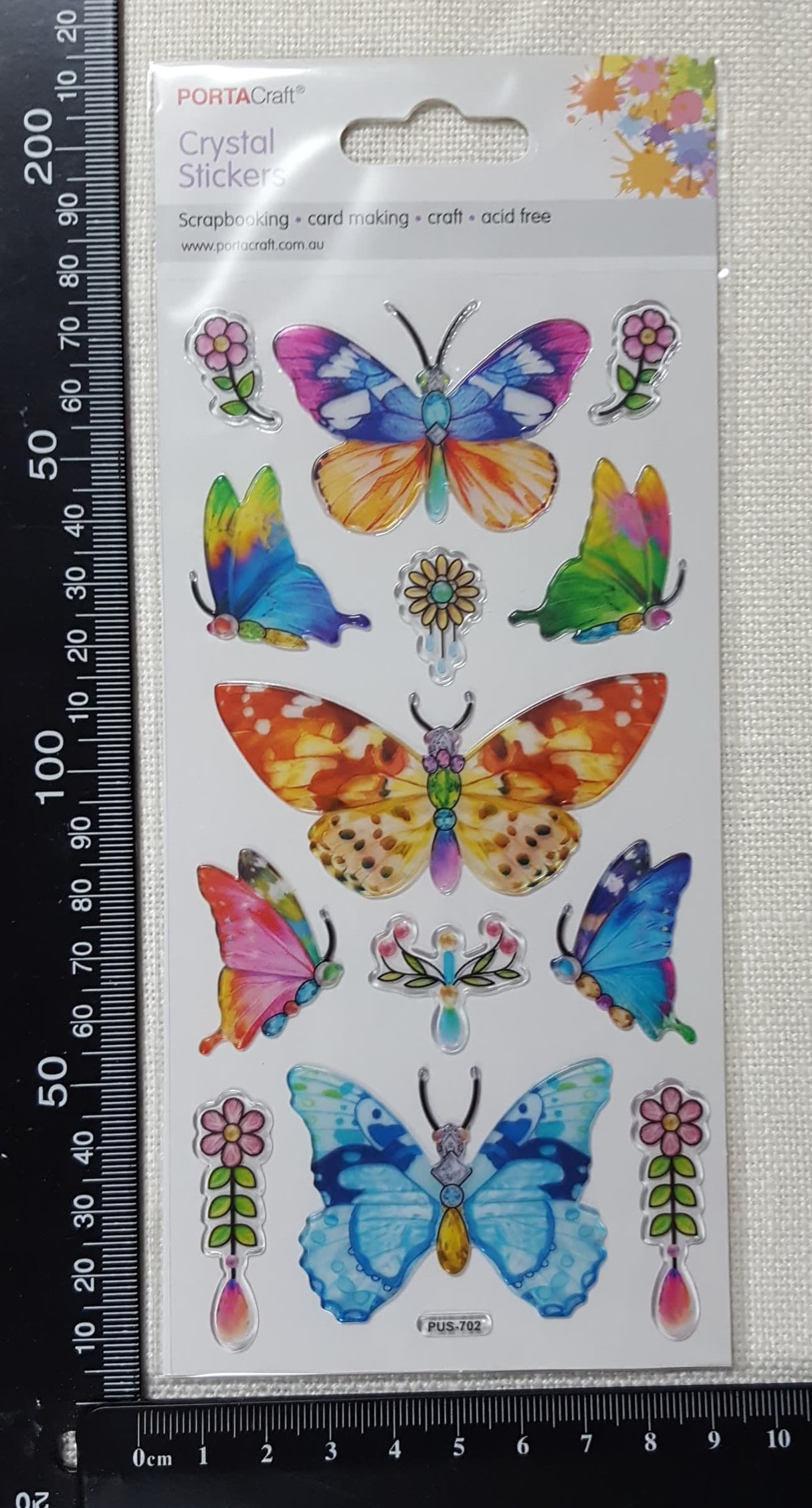 Crystal Stickers - Butterflies - 0001