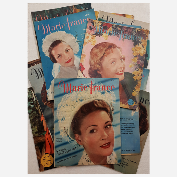 Authentic Vintage 1949 French Magazine - Picked at Random