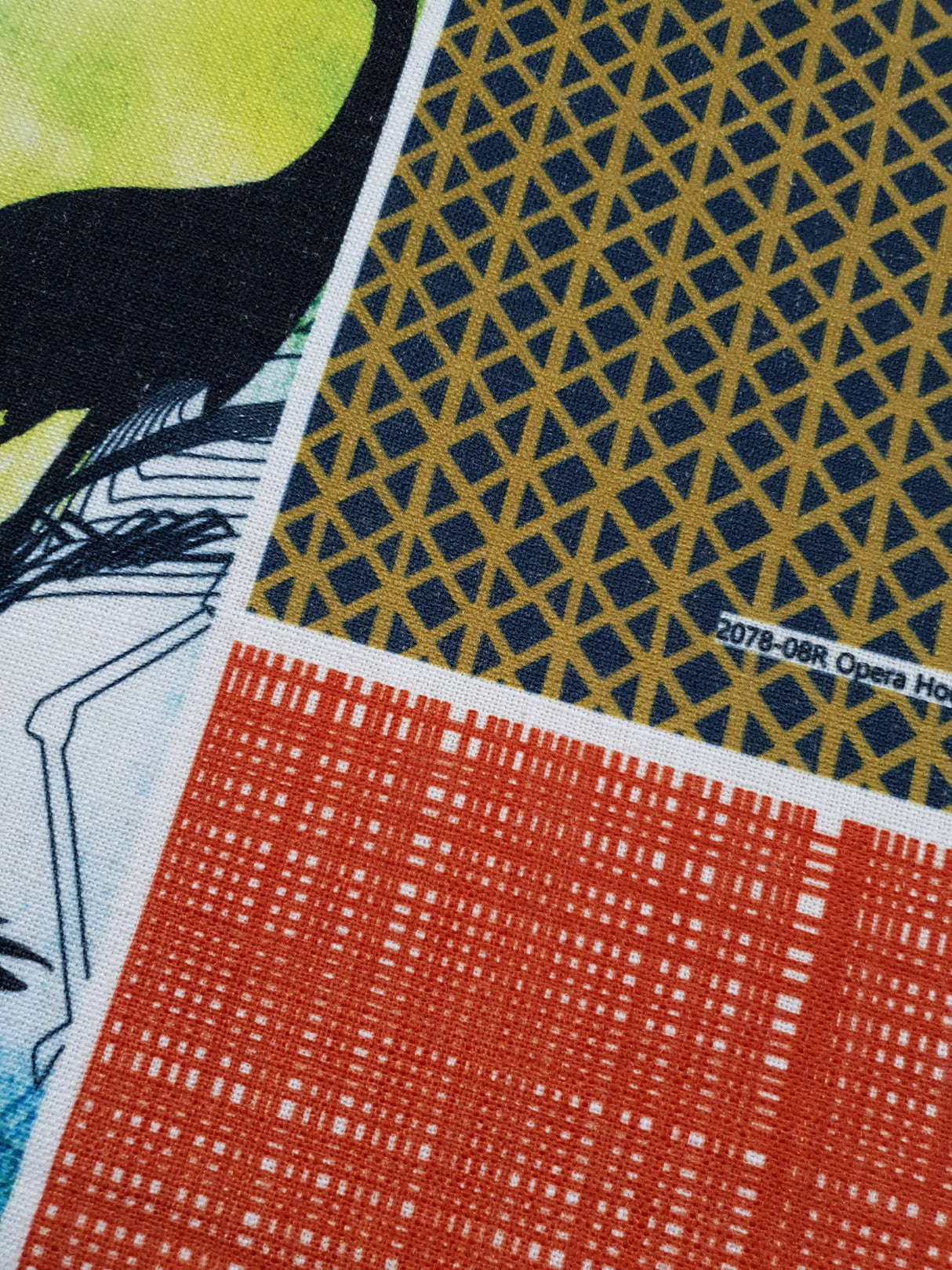 Large Fabric Sample Square - AZ
