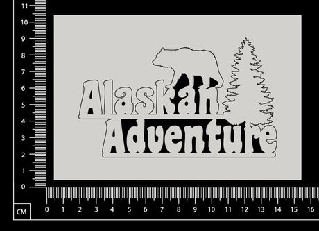 Alaskan Adventure - A - White Chipboard