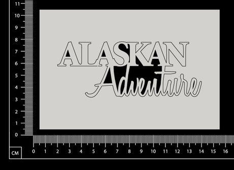 Alaskan Adventure - C - White Chipboard