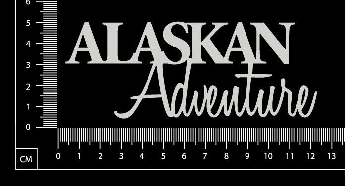 Alaskan Adventure - C - White Chipboard