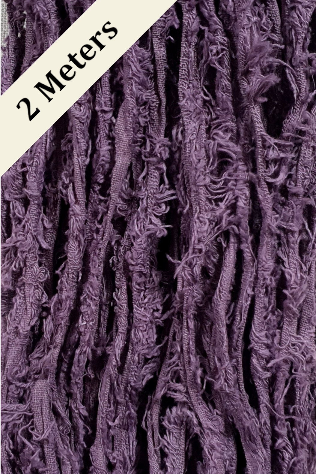 Cotton Frizz Ribbon - Amethyst - 2m Pack