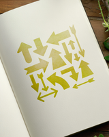 Arrows - B - Stencil - 150mm x 150mm