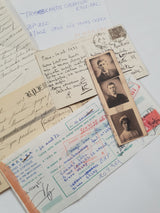 Authentic Vintage French Document Pack – 8001-2