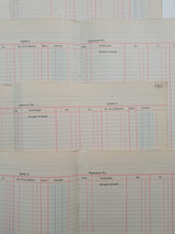 Authentic Vintage Blank Ledger Pages Pack - V3
