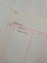 Authentic Vintage Blank Ledger Pages Pack - V3