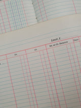 Authentic Vintage Blank Ledger Pages Pack - V3