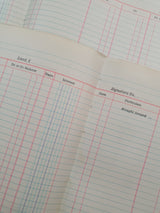 Authentic Vintage Blank Ledger Pages Pack - V3