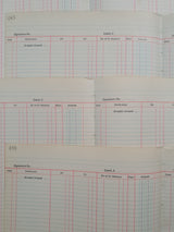 Authentic Vintage Blank Ledger Pages Pack - V3