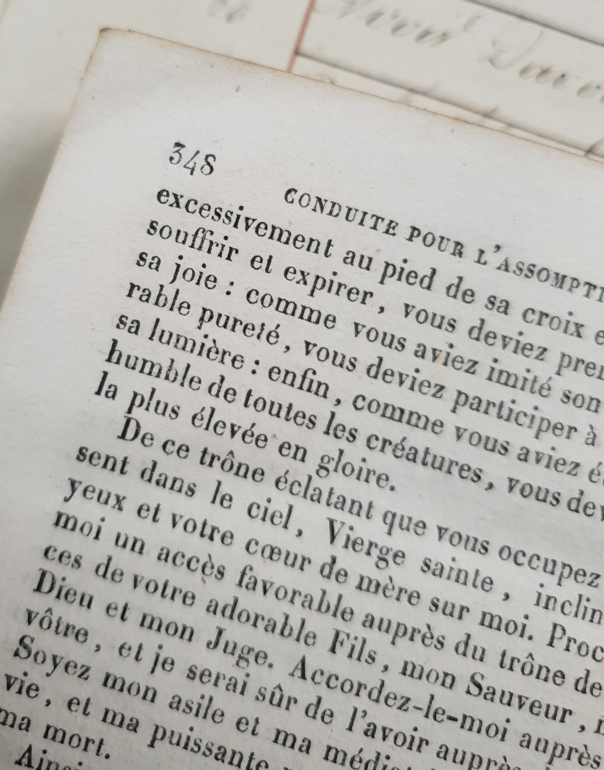 Authentic Antique French Book - Conduite pour la Pentecôte – 1823 - DT