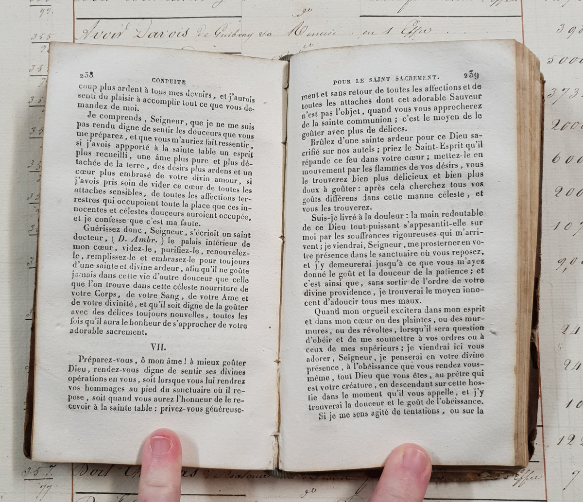 Authentic Antique French Book - Conduite pour la Pentecôte – 1823 - DT