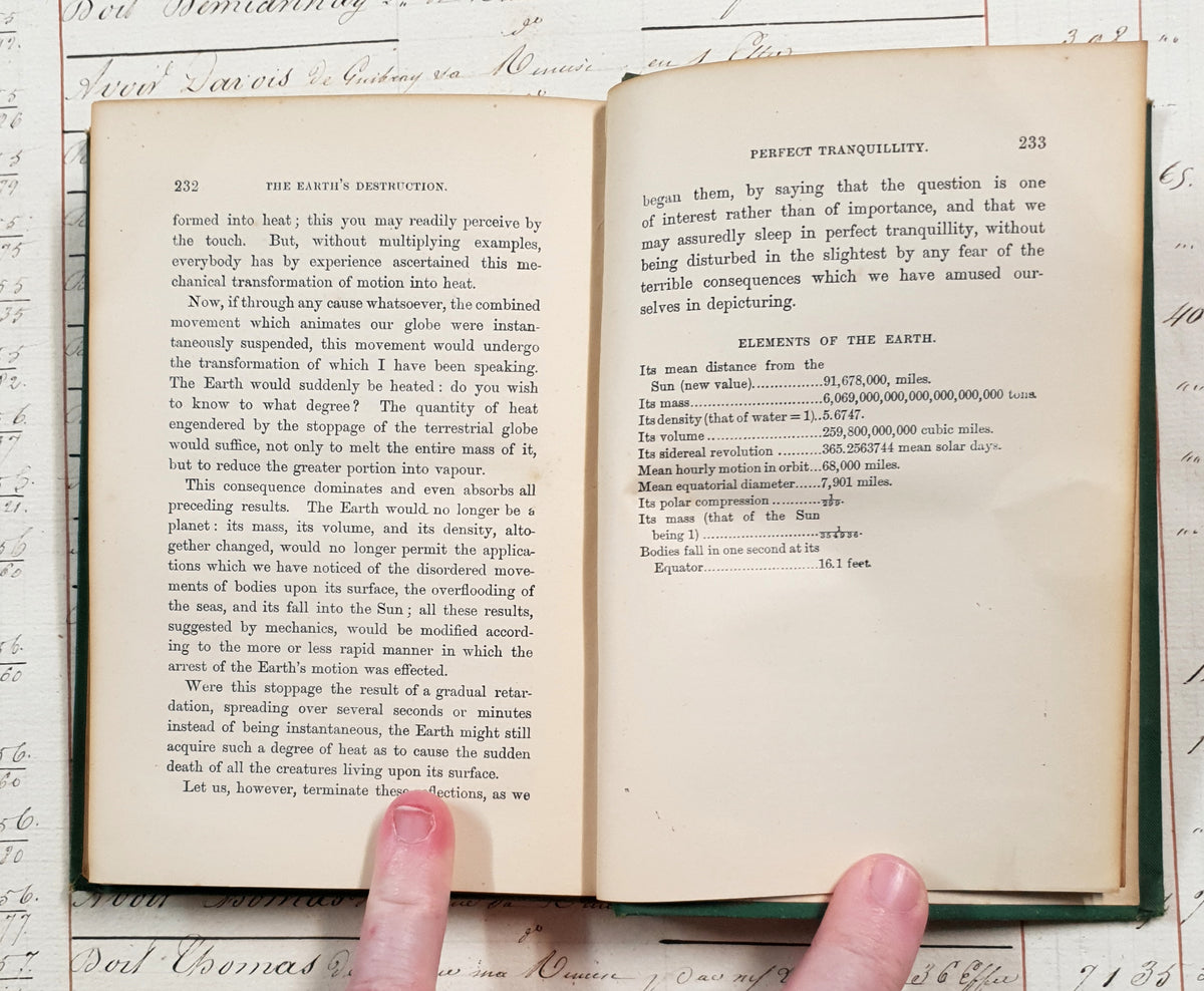 Authentic Antique Book - Wonders of the Heavens – The Sun, Moon and Planets – 1881 - DU
