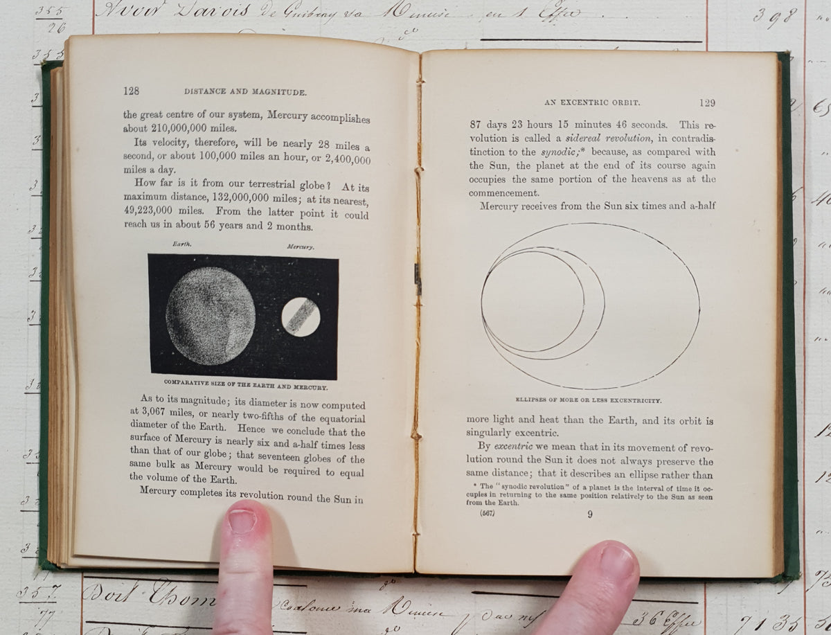 Authentic Antique Book - Wonders of the Heavens – The Sun, Moon and Planets – 1881 - DU