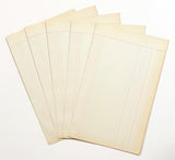Authentic Vintage Blank Ledger Pages Pack