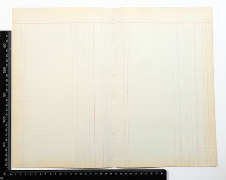 Authentic Vintage Blank Ledger Pages Pack