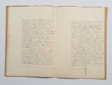 Authentic Antique French 1879 Notaire Document - BV