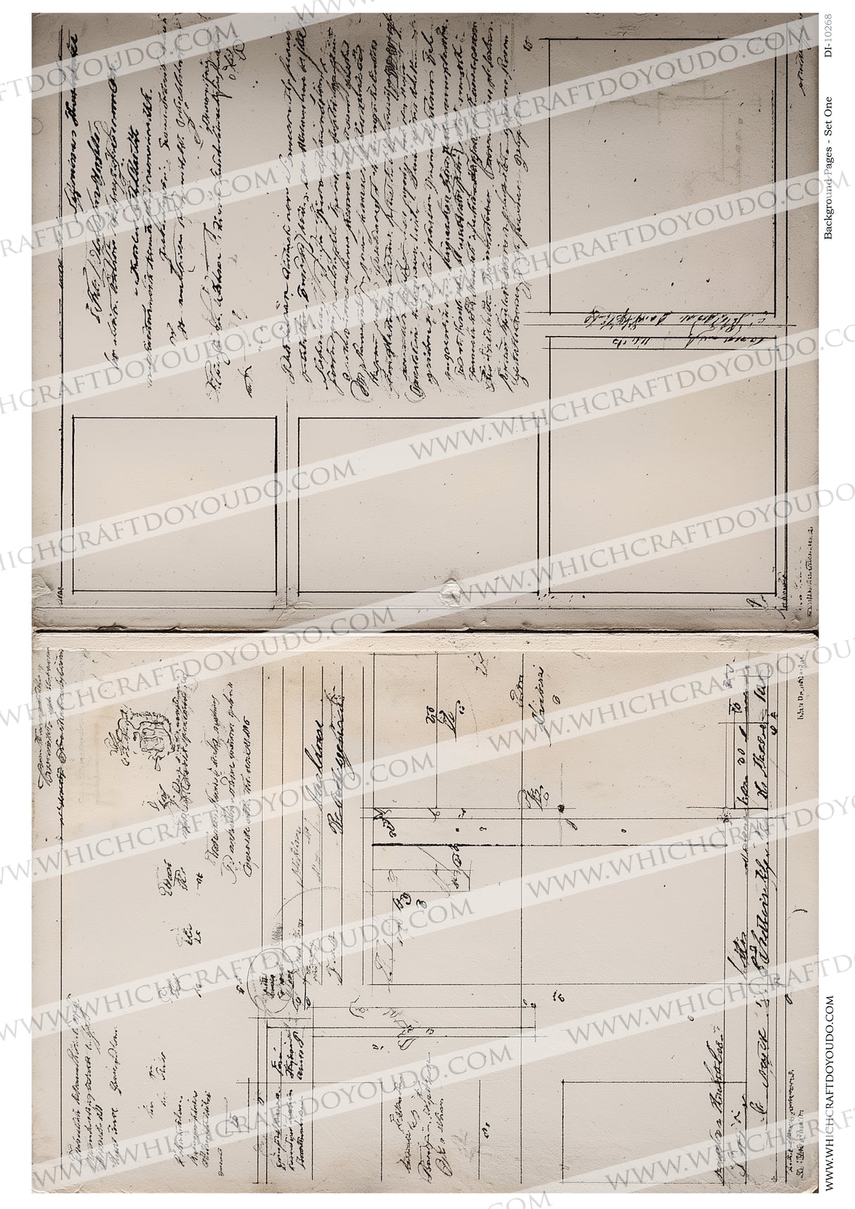 FREEBIE - Background Pages - Set One - DI-10268 - Digital Download