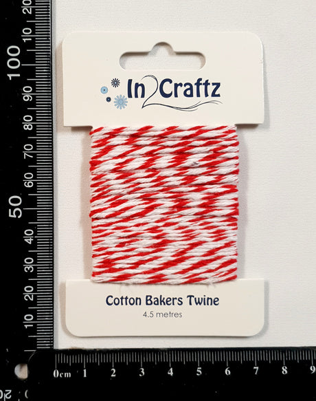 Bakers Twine - Red & White