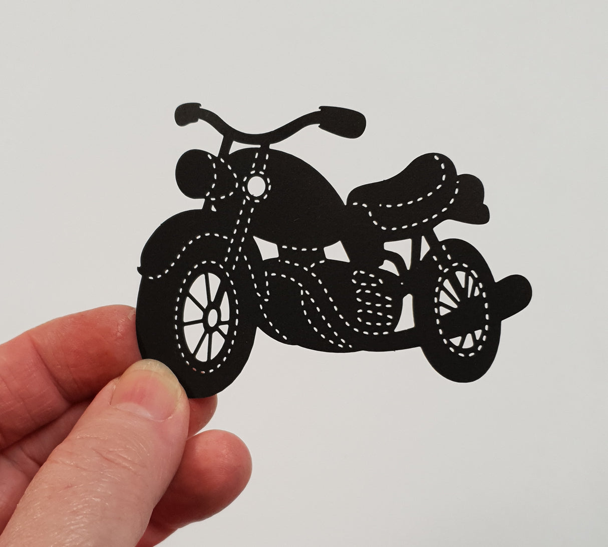 Laser Cut Motorbike - Set of 2