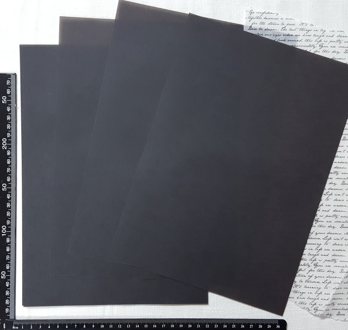 Vellum - Set of 5 - Black