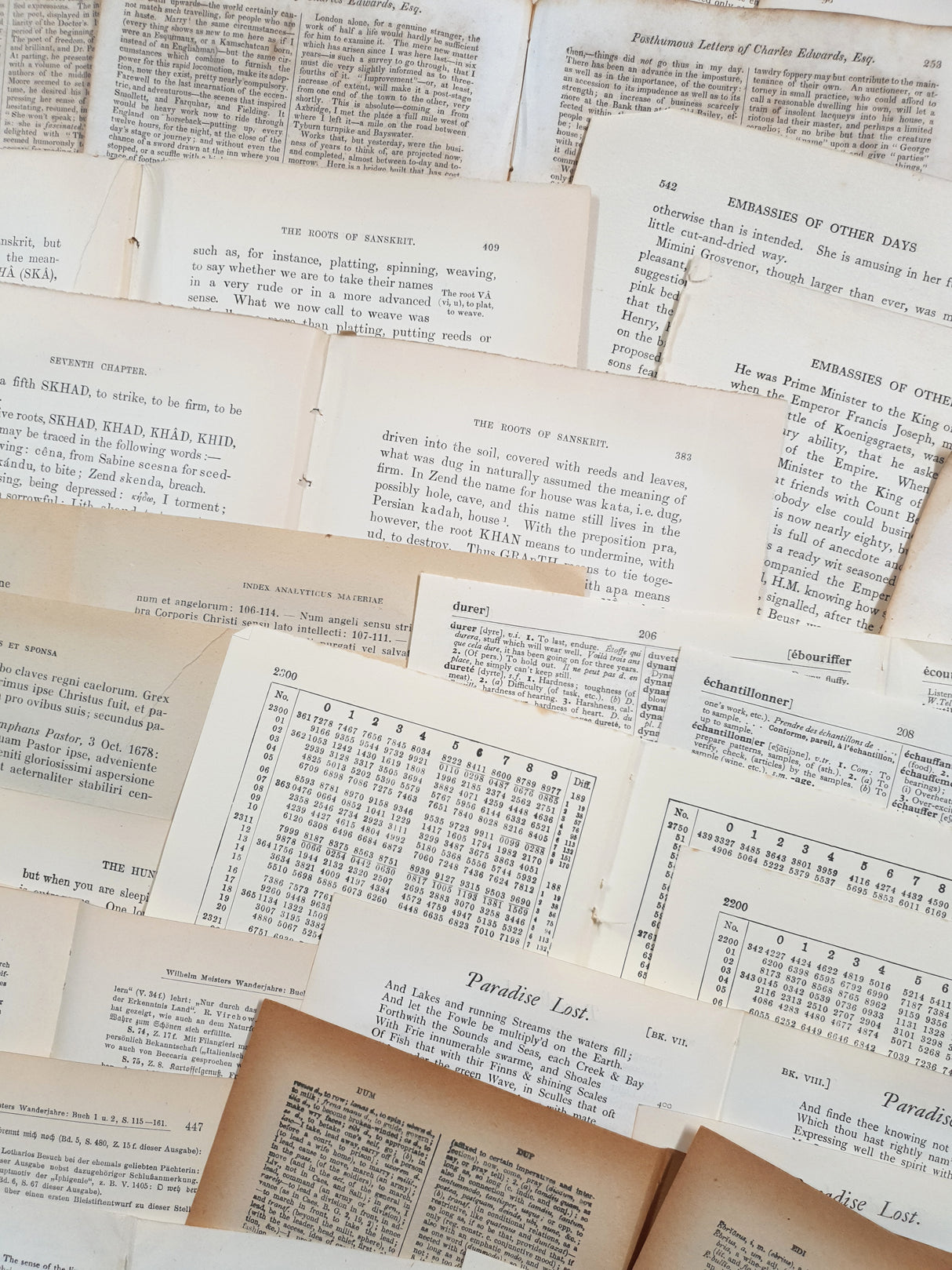 Vintage/Antique Paper Bundle