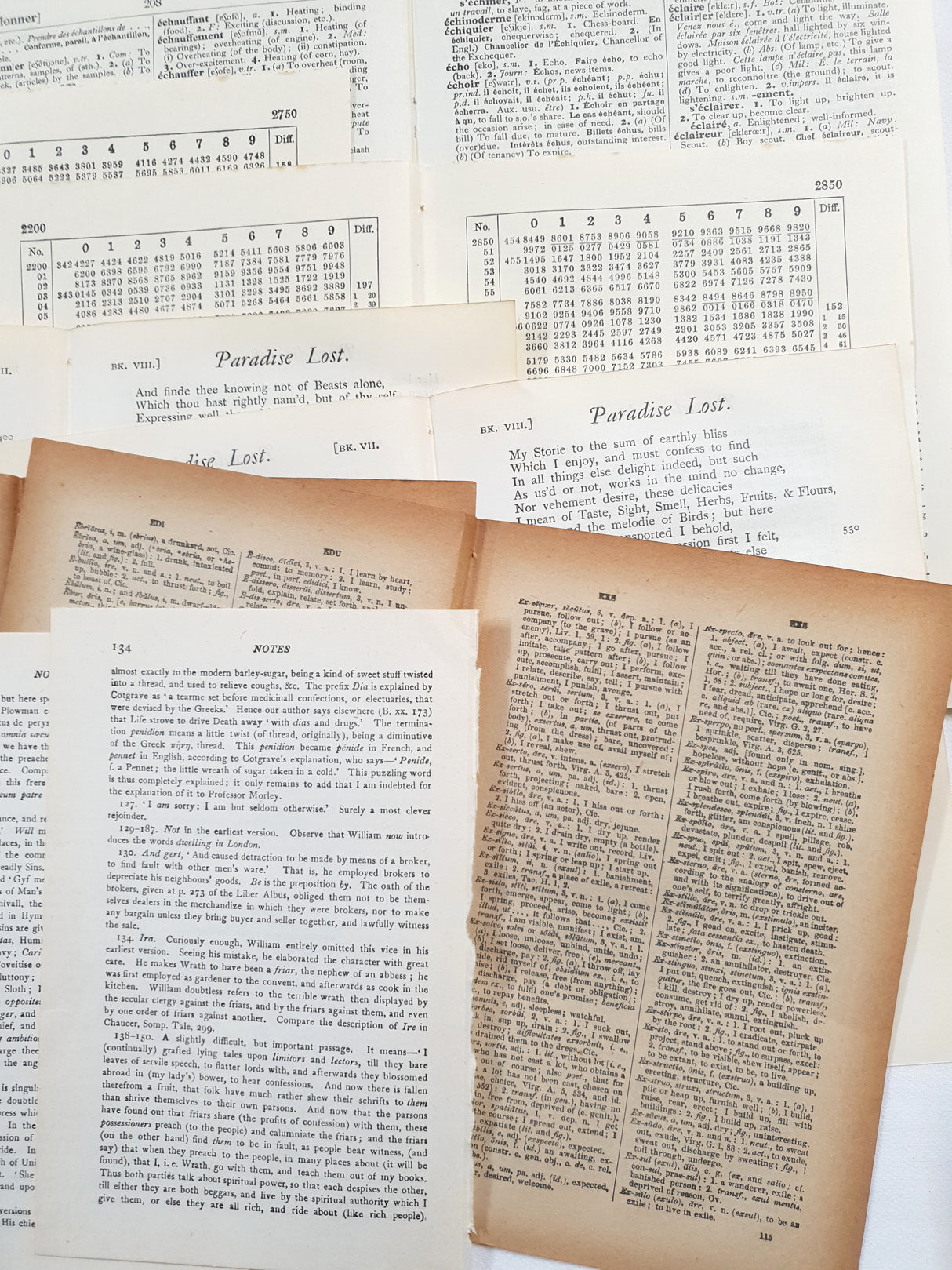 Vintage/Antique Paper Bundle