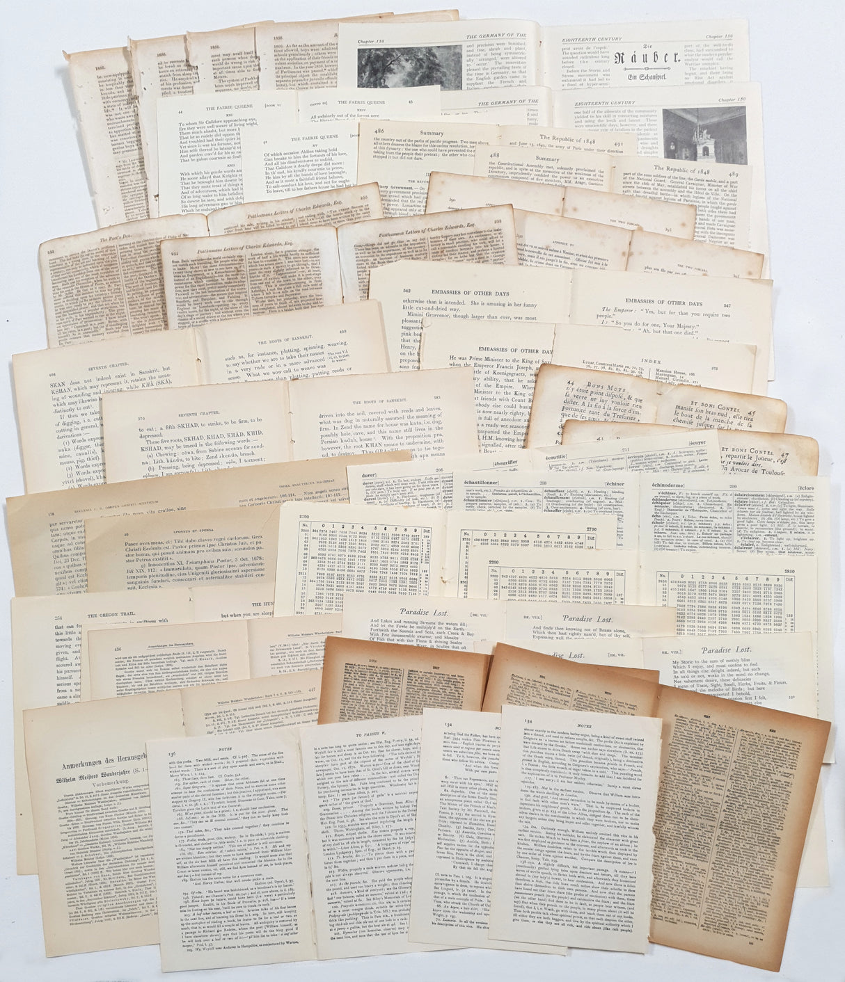 Vintage/Antique Paper Bundle