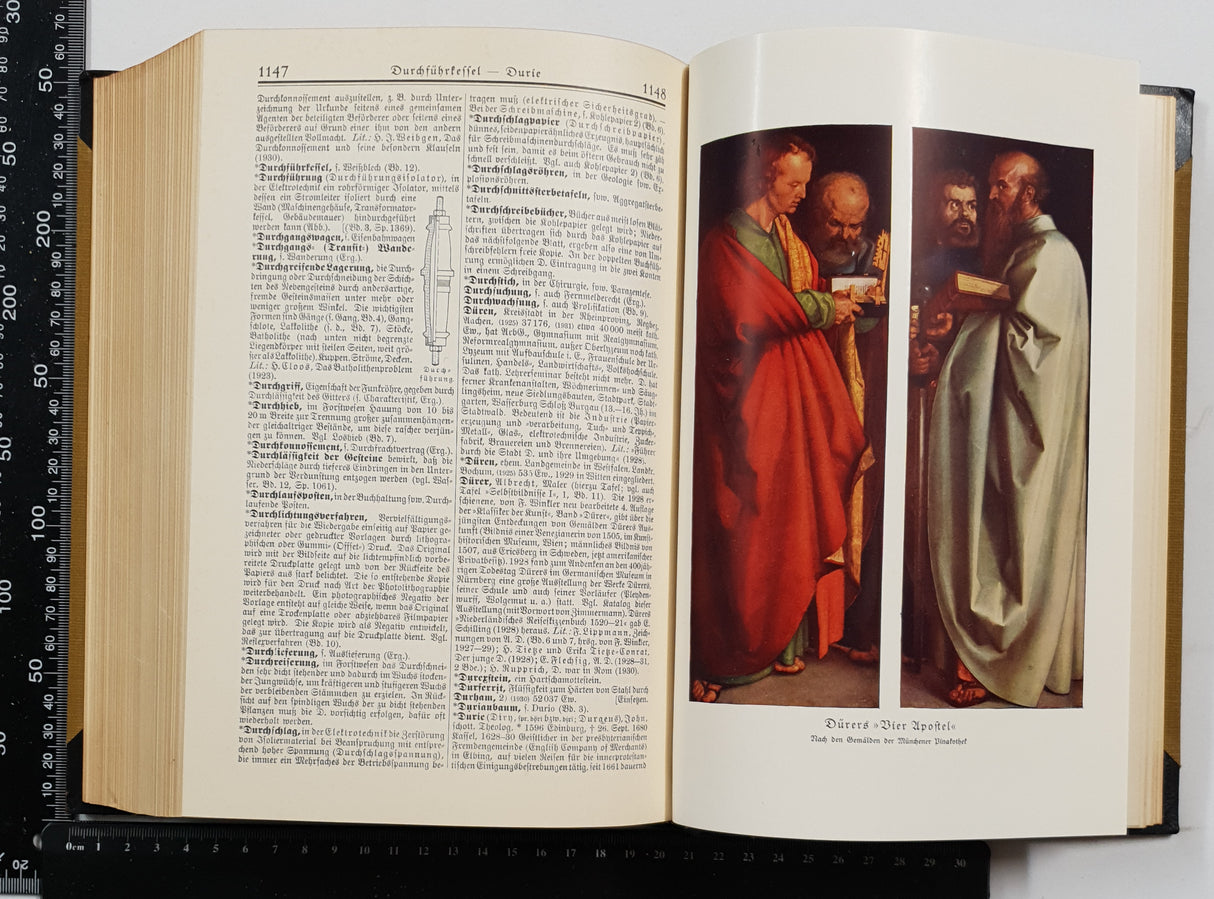 Authentic Vintage German Book - U