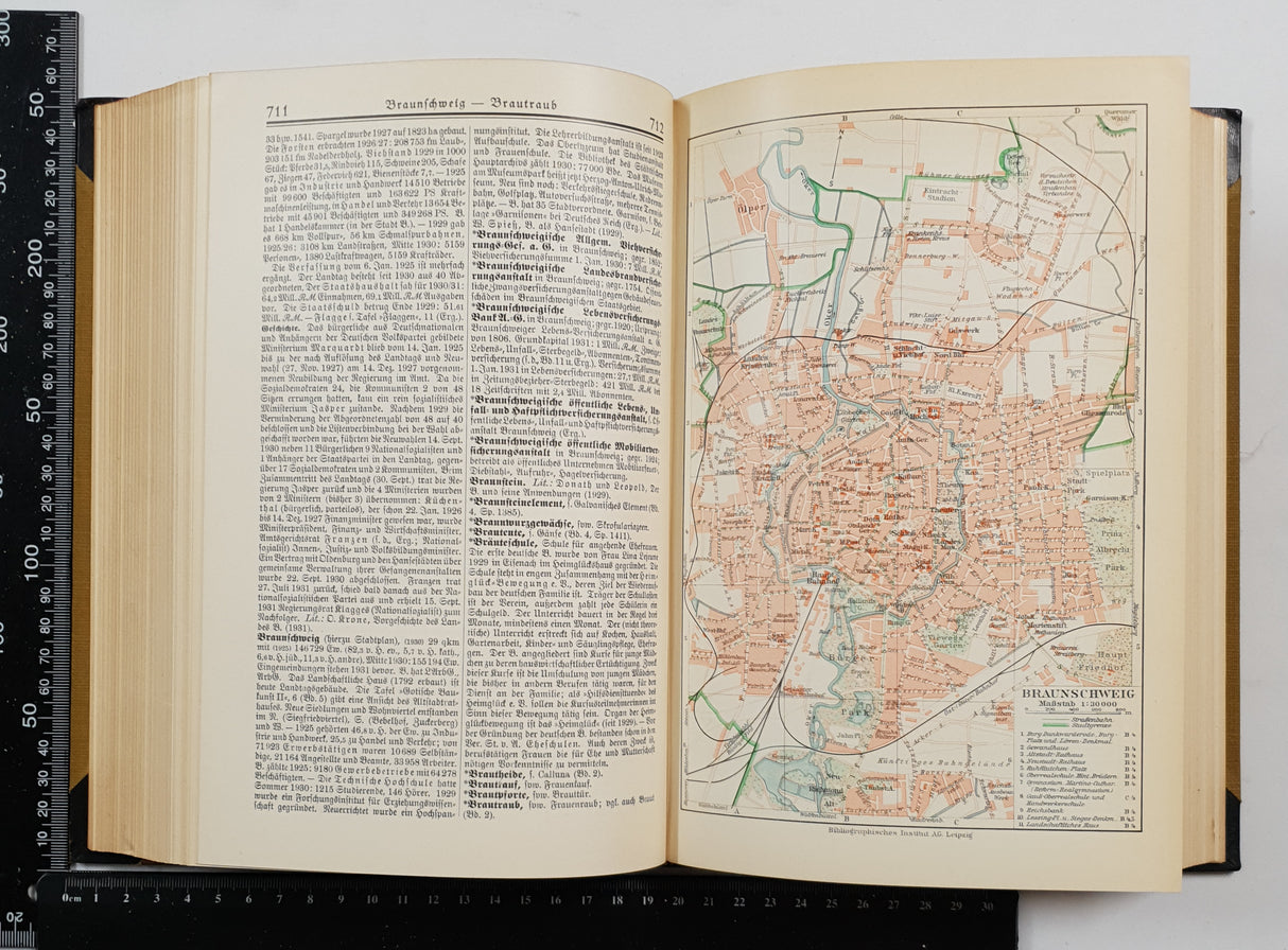 Authentic Vintage German Book - U