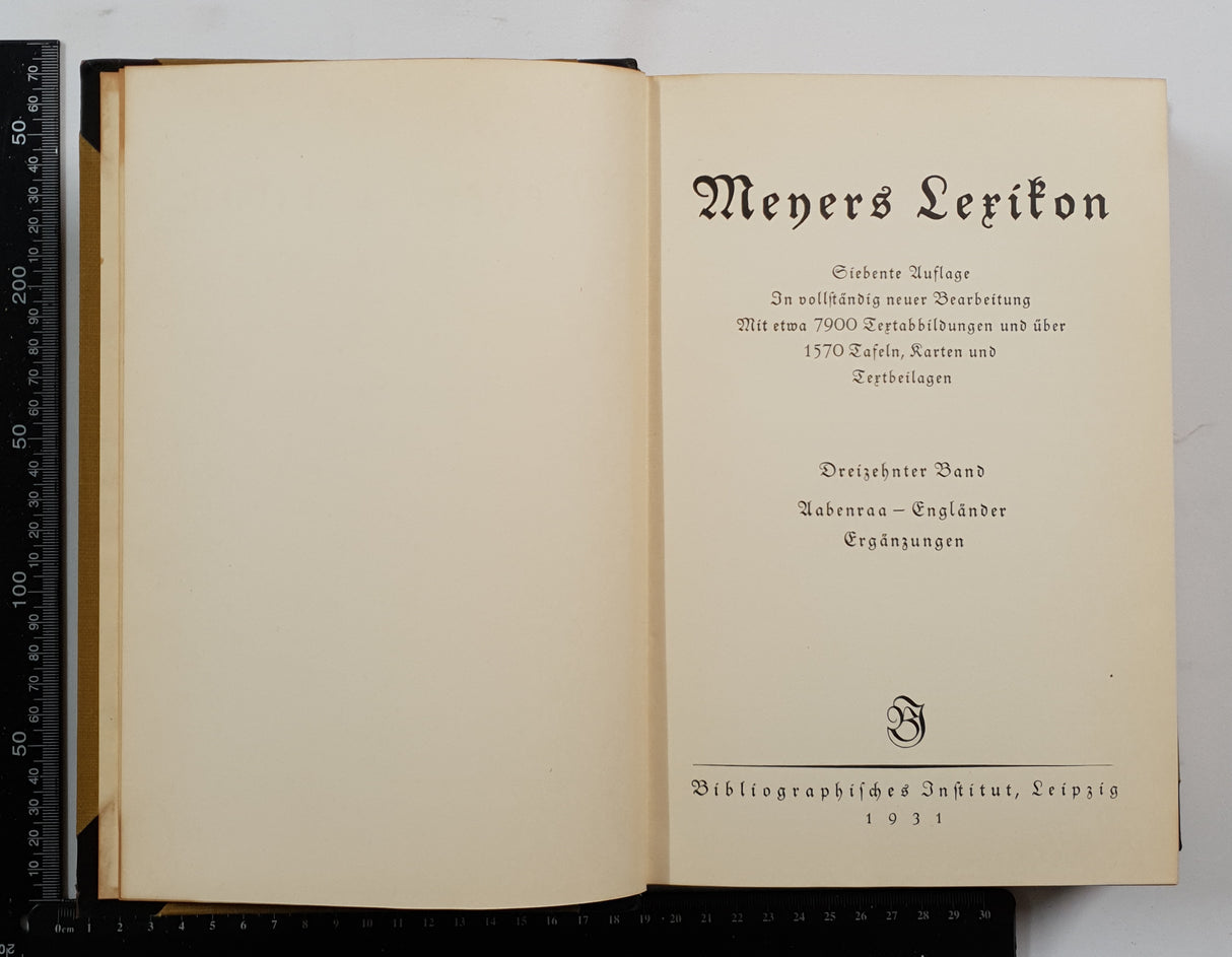 Authentic Vintage German Book - U