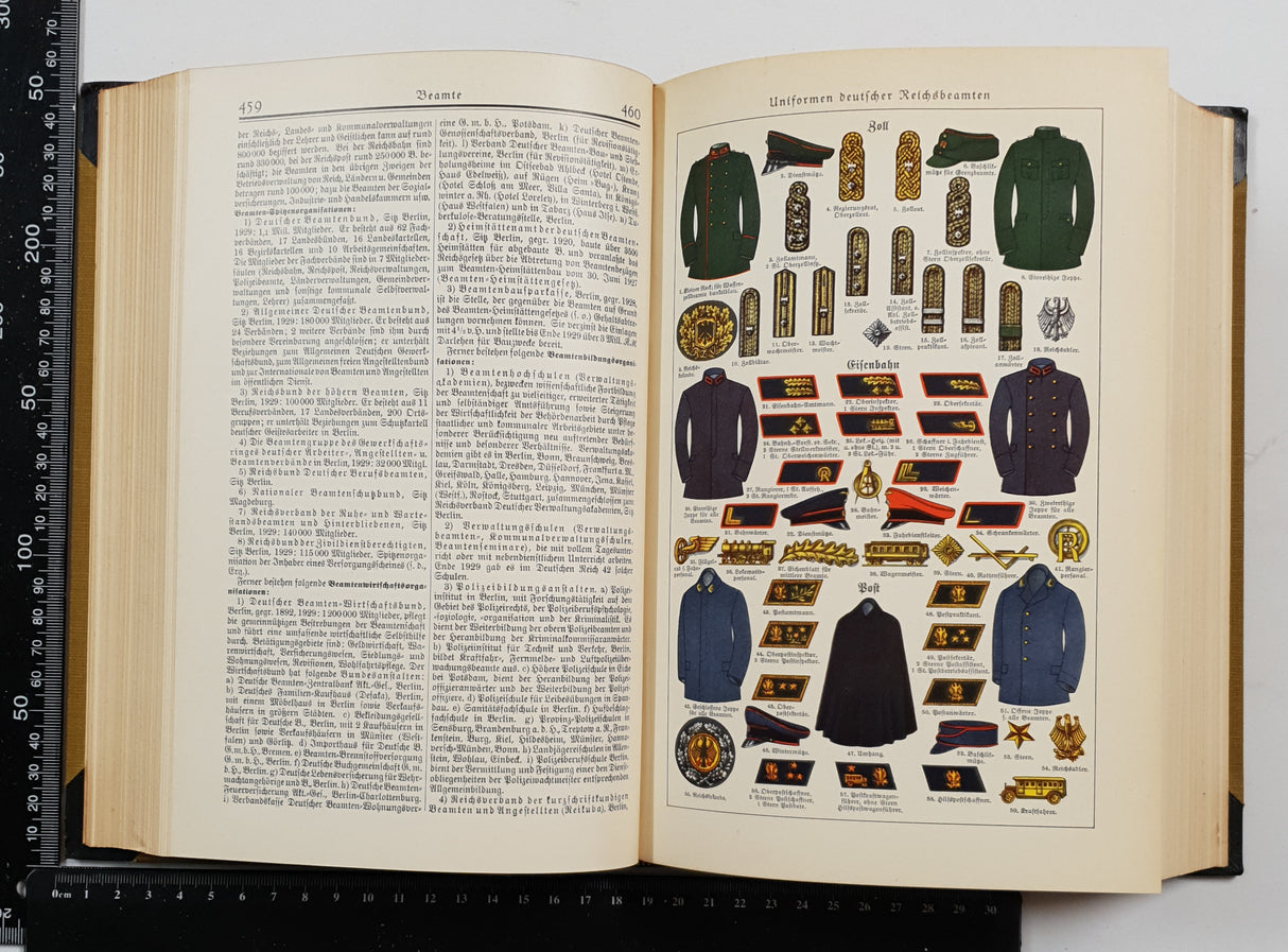 Authentic Vintage German Book - U