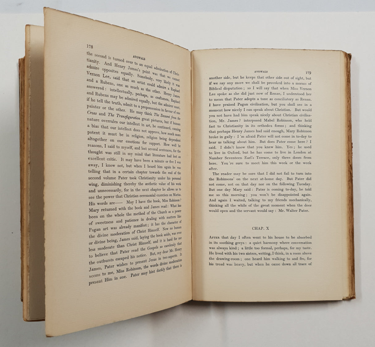 Authentic Vintage Book - X