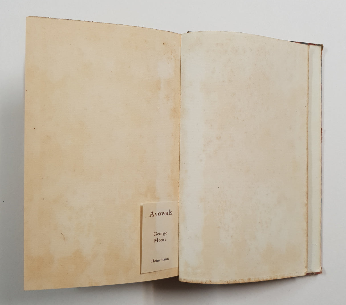 Authentic Vintage Book - X