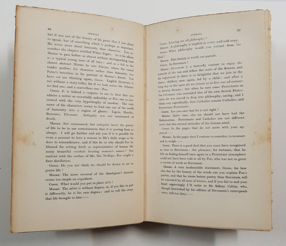 Authentic Vintage Book - X