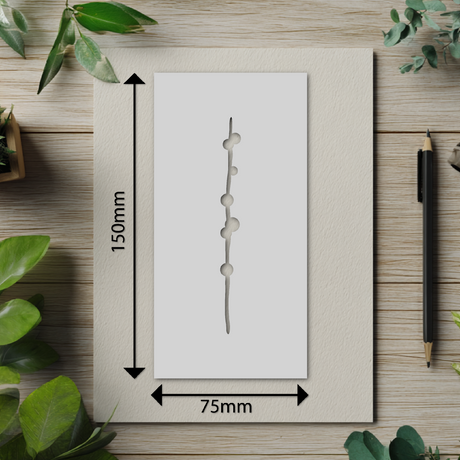 Botanical - Stencil - 75mm x 150mm - AP-M