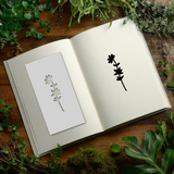 Botanical - Stencil - 75mm x 150mm - AQ-M