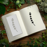 Botanical - Stencil - 75mm x 150mm - AR-M