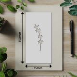 Botanical - Stencil - 75mm x 150mm - AW-M