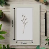 Botanical - Stencil - 75mm x 150mm - AY-M