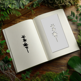 Botanical - Stencil - 75mm x 150mm - AE-M
