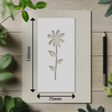 Botanical - Stencil - 75mm x 150mm - AF-M