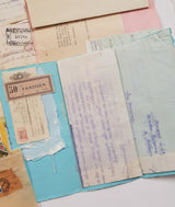 Box of Faux & Authentic Vintage Papers & Ephemera