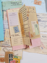 Box of Faux & Authentic Vintage Papers & Ephemera