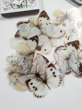 Tin of Assorted Stickers - Butterflies - EX