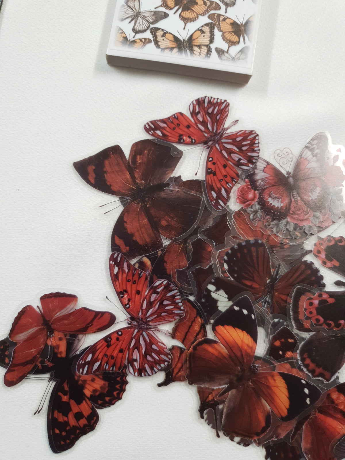Tin of Assorted Stickers - Butterflies - FA